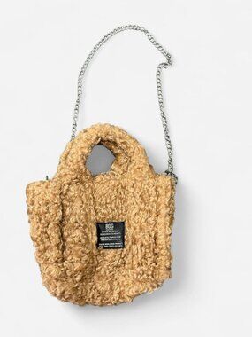 BDG Urban Outfitters Serena Tan Teddy Fleece Mini...